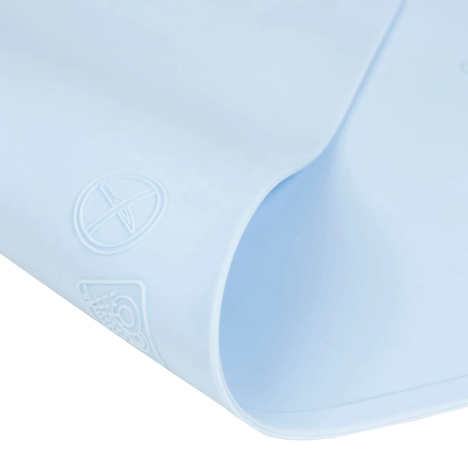 Baby Moo Cloud Shaped Kids Dining Table Silicone Waterproof Placemat - Blue