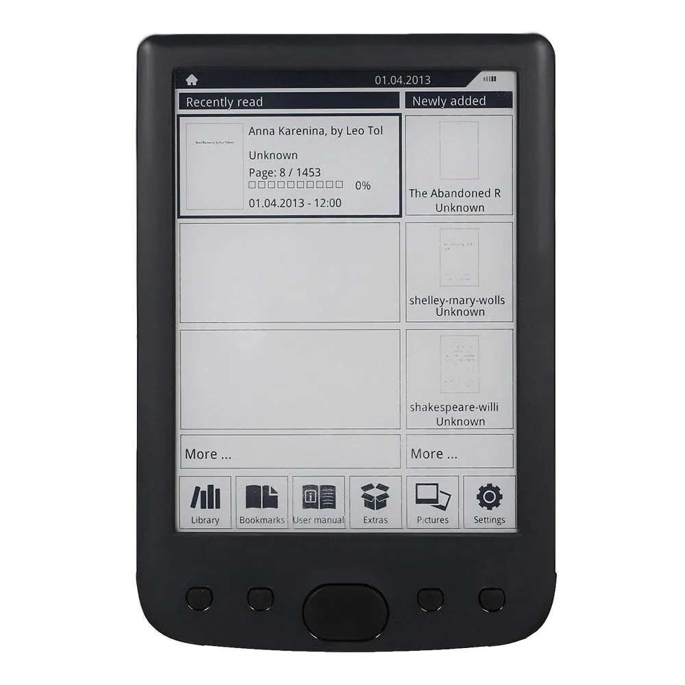 Bk 6025 Portable E Book Reader