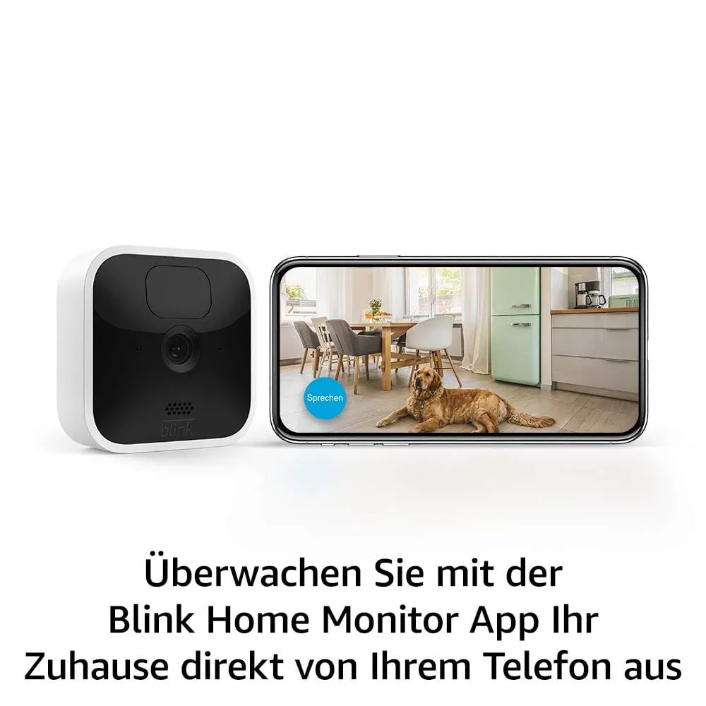 Blink Indoor 2er-Starterset (1080p, Akku, Weiss)