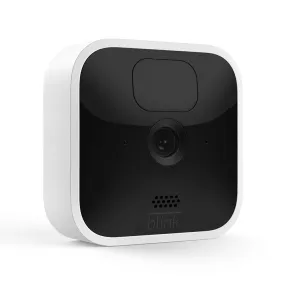 Blink Indoor Kamera mit Basisstation (1080p, Akku, Weiss)