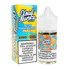 Blue Raspberry Peach by Cloud Nurdz TFN Salts 30ml
