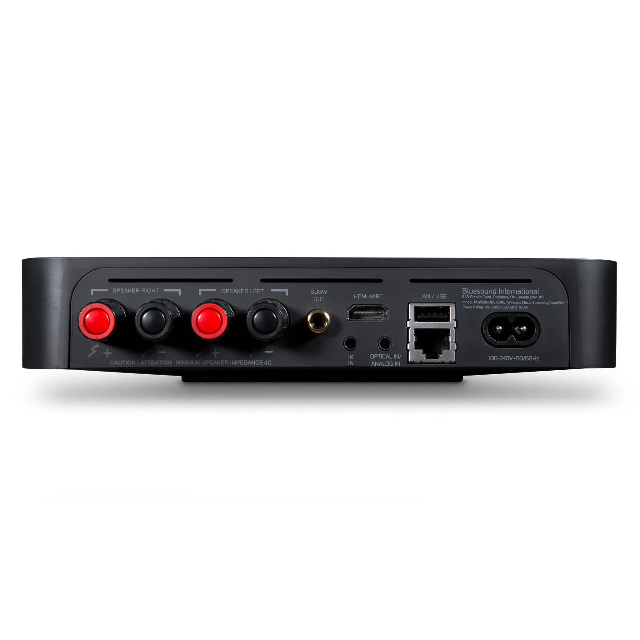 Bluesound POWERNODE Edge - Streamer / Music Server / DAC / Amplifier