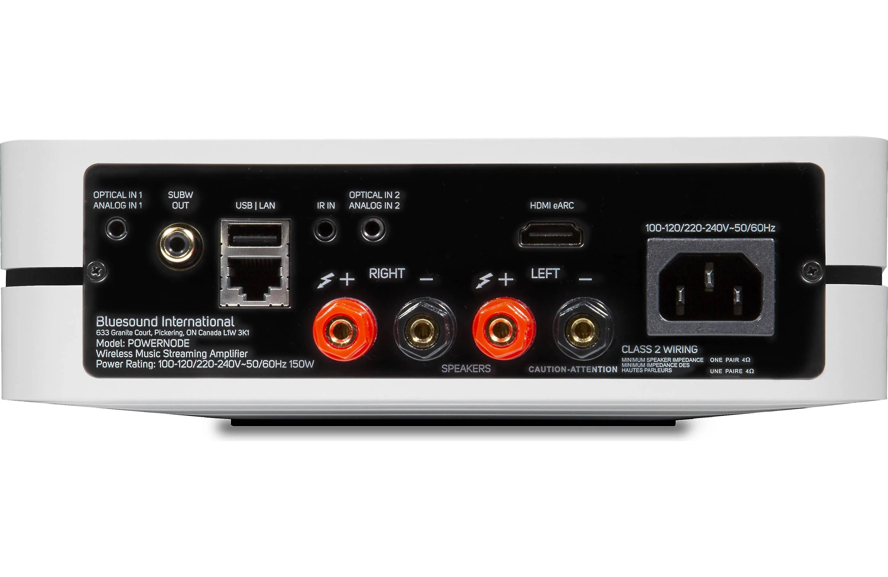 Bluesound PowerNode N330 Wireless Multi-Room Music Streaming Amplifier