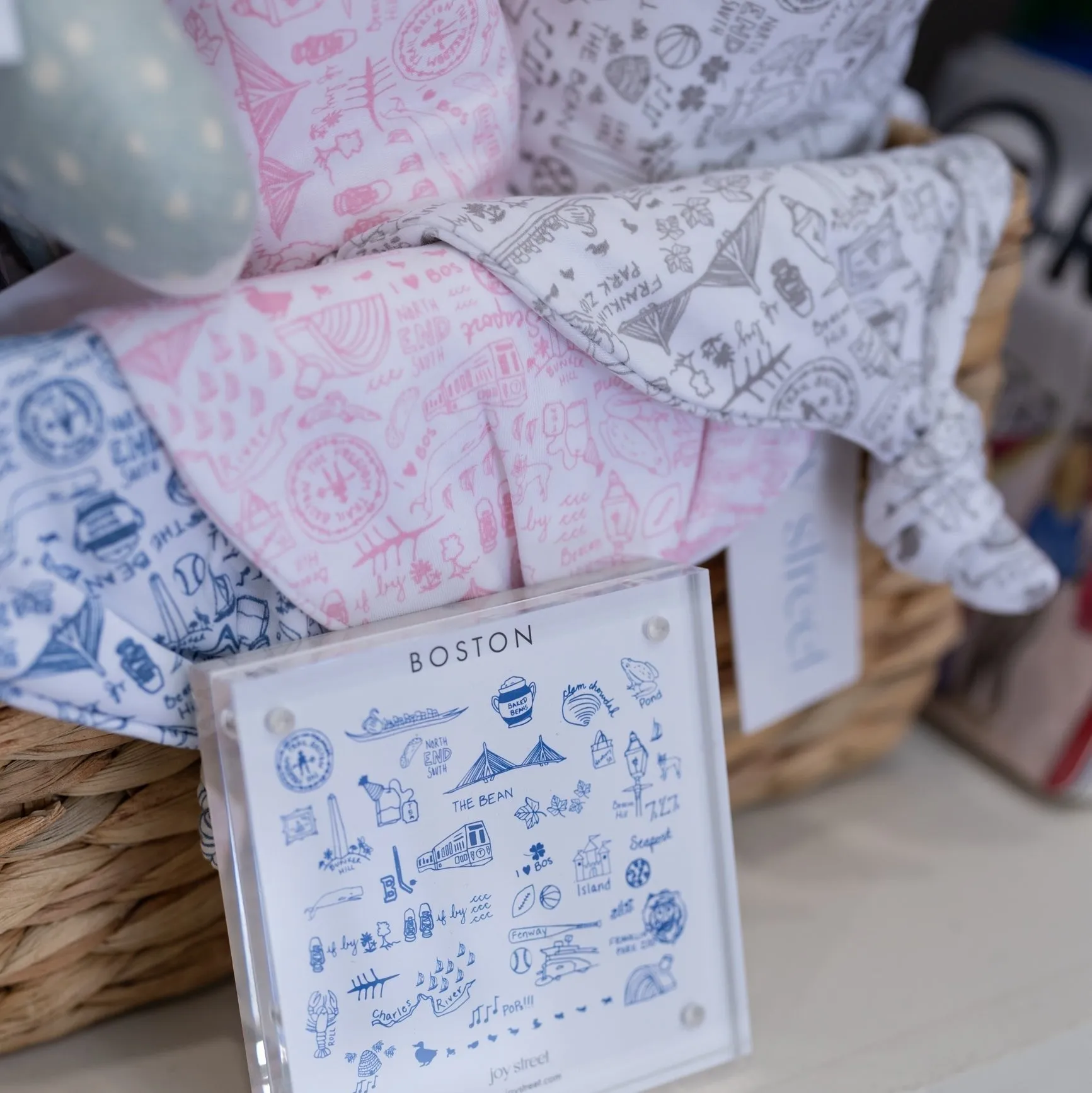 Boston Gray Baby Gift Set