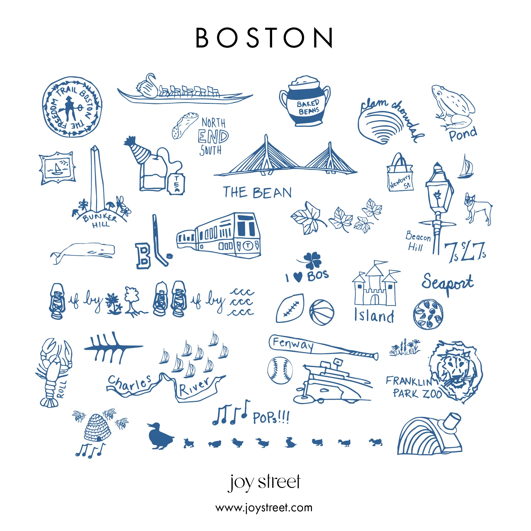 Boston Gray Baby Gift Set