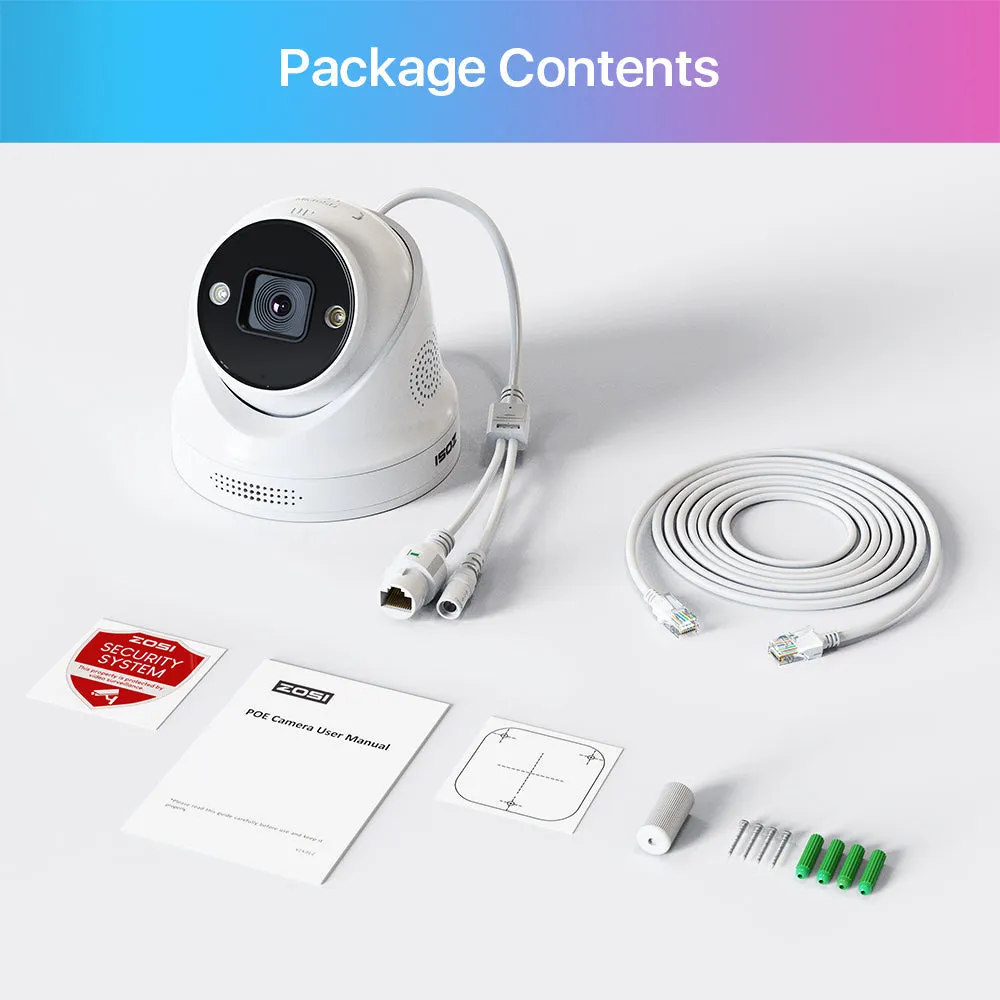 C225 5MP PoE IP Camera   Optional Cloud/Local Storage