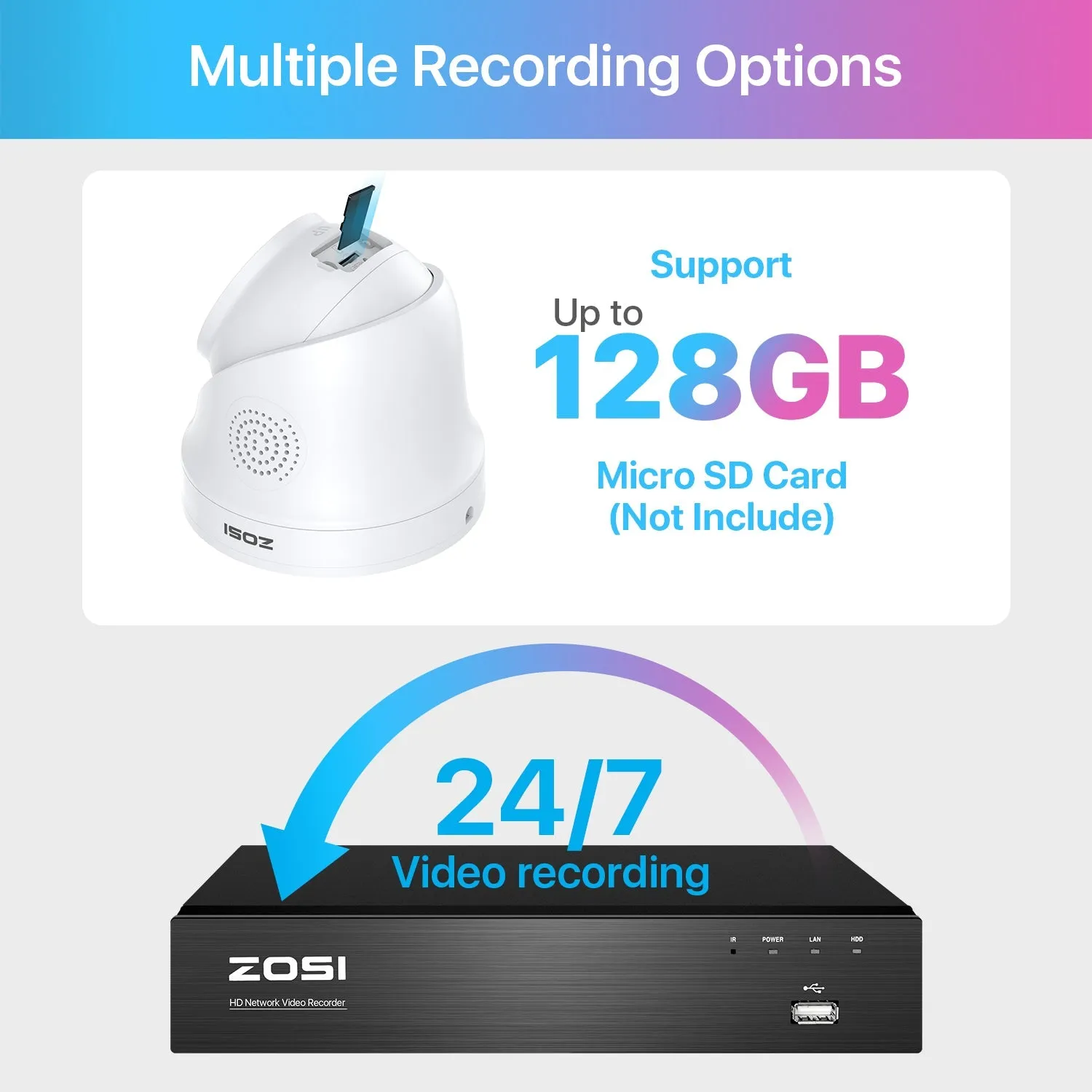 C225 5MP PoE IP Camera   Optional Cloud/Local Storage