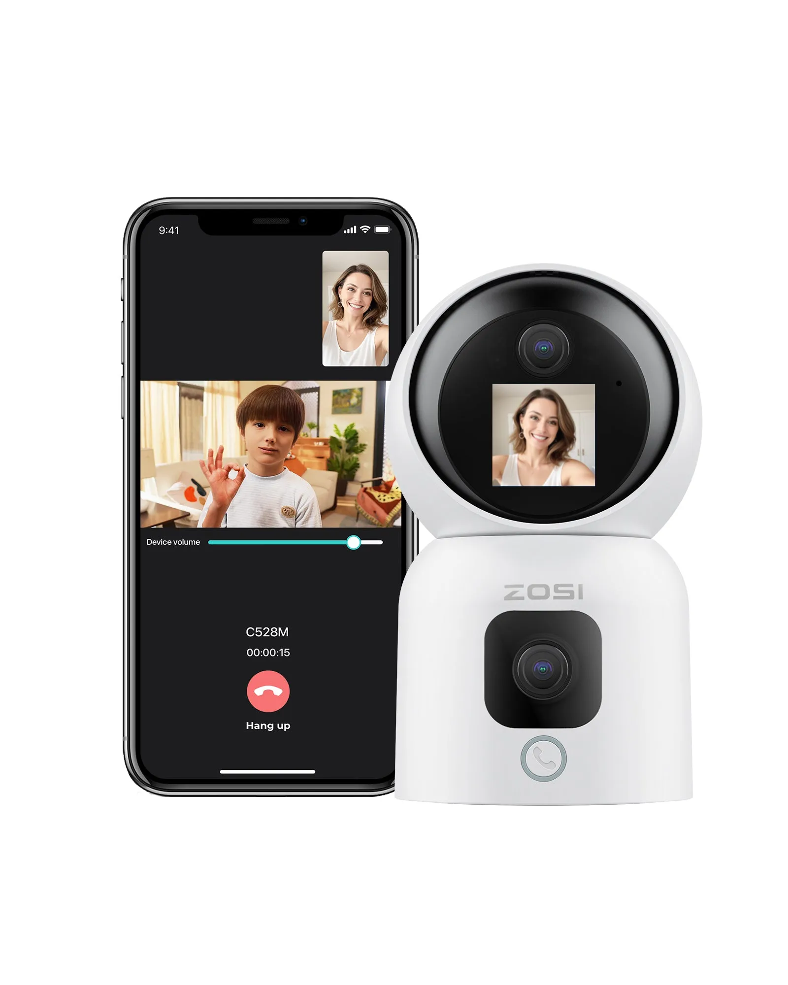 C528M 6MP 2.4GHz 5GHz WiFi Camera with Dual Lens   Max 256GB Storage