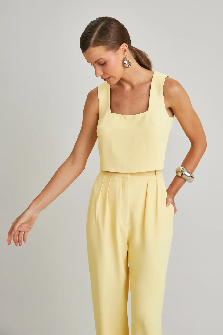 Calça Cleo Amarelo