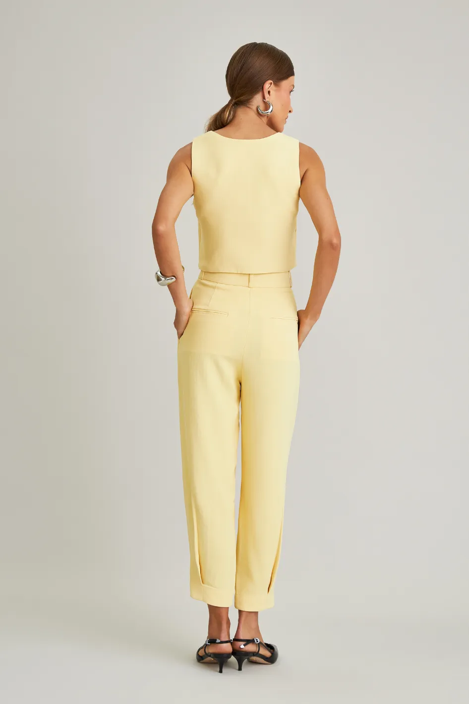 Calça Cleo Amarelo