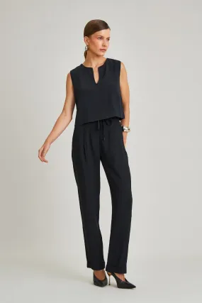 Calça de Alfaiataria Preta Amalia