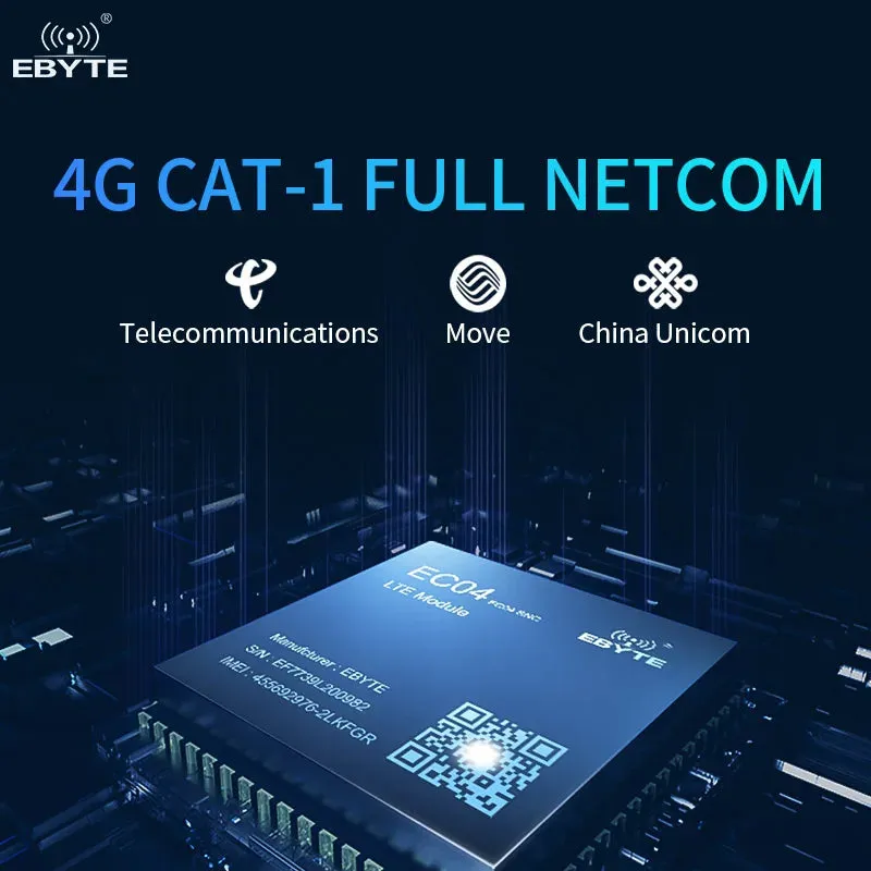 CDEBYTE E840-TTL(EC05-DNE) 4G CAT1 module TTL pin module small size high speed high latency low serial port device networking