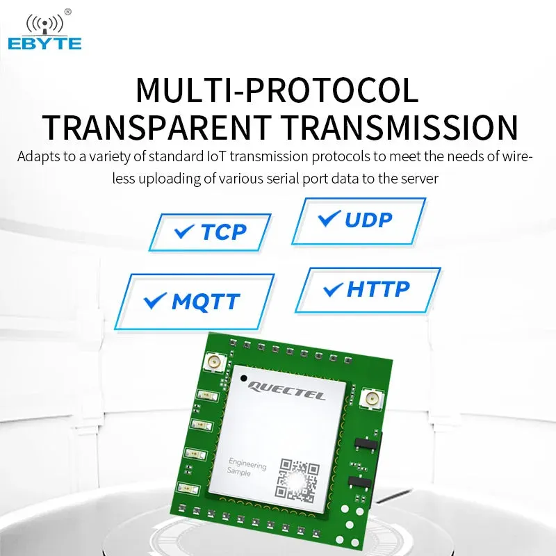 CDEBYTE E840-TTL(EC05-DNE) 4G CAT1 module TTL pin module small size high speed high latency low serial port device networking