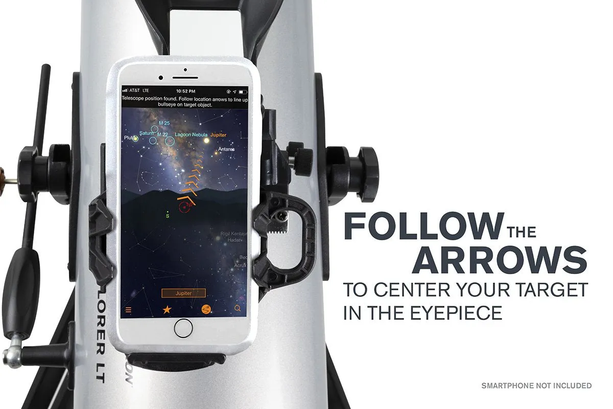 Celestron StarSense Explorer LT 114AZ Smartphone APP-Enabled Newtonian Reflector Telescope