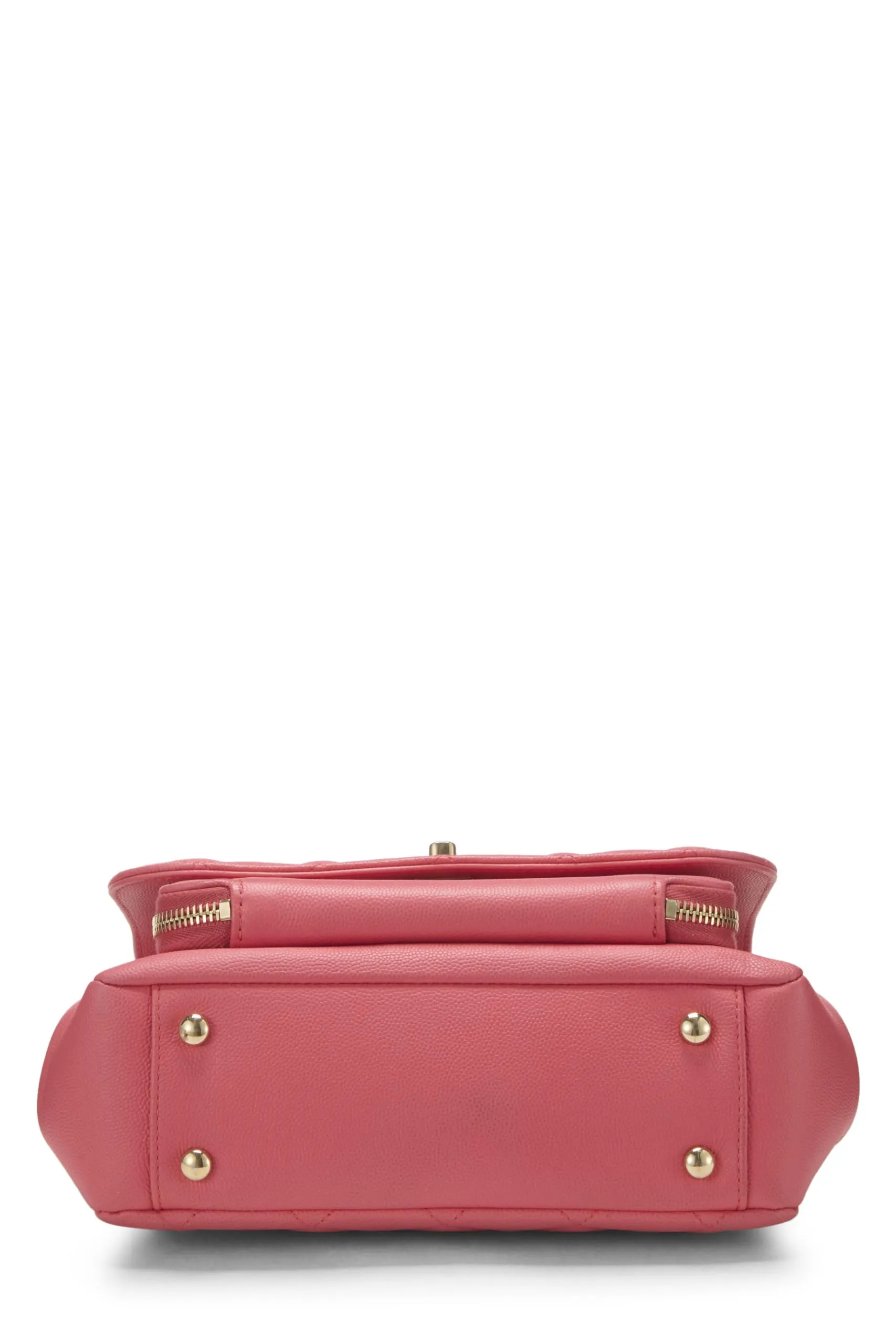 Chanel,  Pink Quilted Caviar Business Affinity Flap Bag Small, Pink