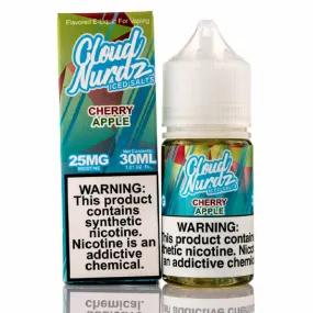 Cherry Apple Iced Salt - Cloud Nurdz E-Juice