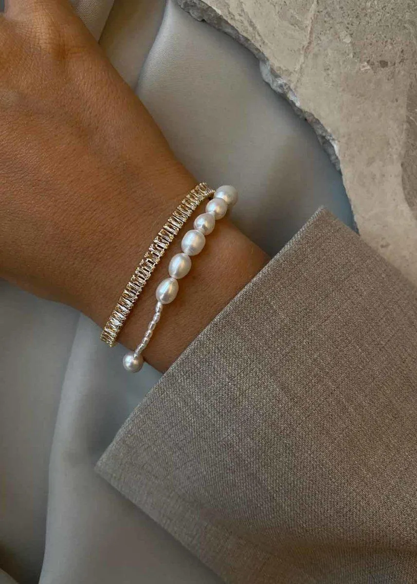 Cloud bracelet - Forgyldt