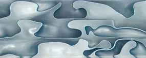 Cloud I BTW30KB Acrylic (1 pc) Knife Blank 1" x 1 1/2" x 6"