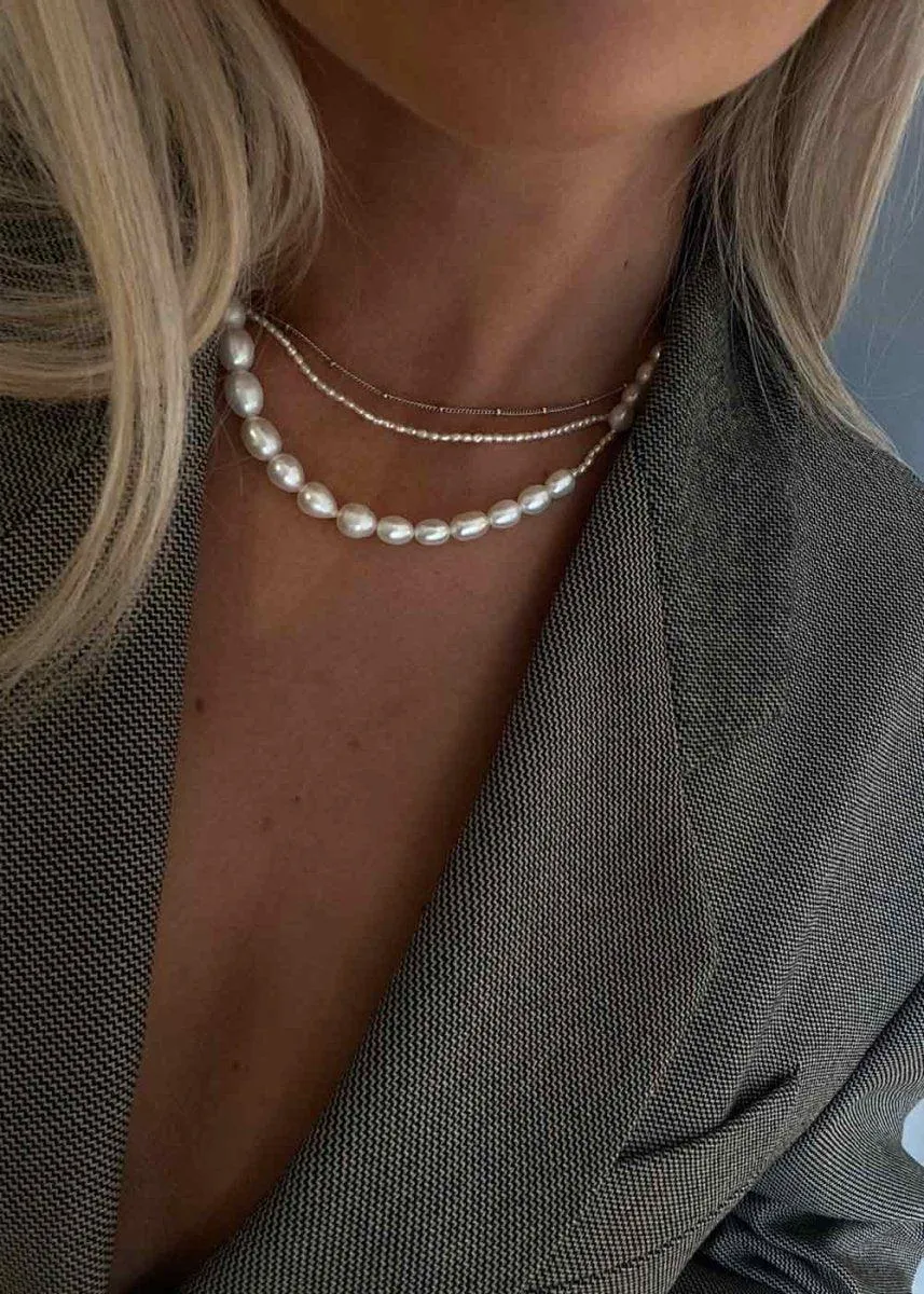 Cloud necklace - Forgyldt