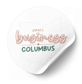 Columbus Small Business | Round Sticker