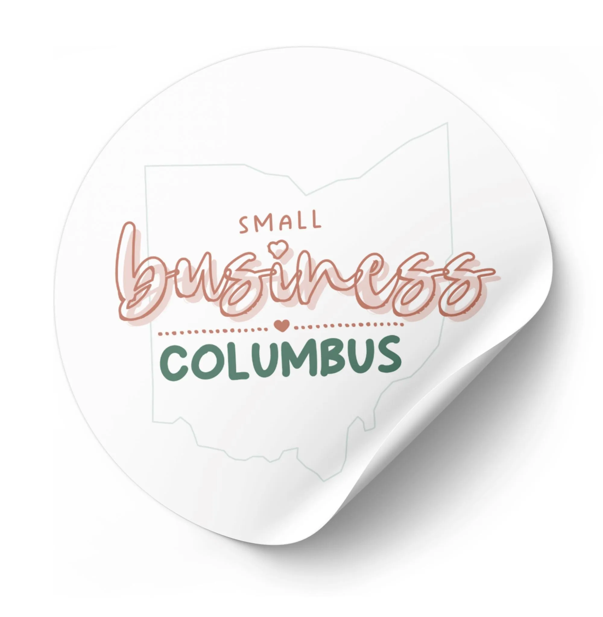 Columbus Small Business | Round Sticker