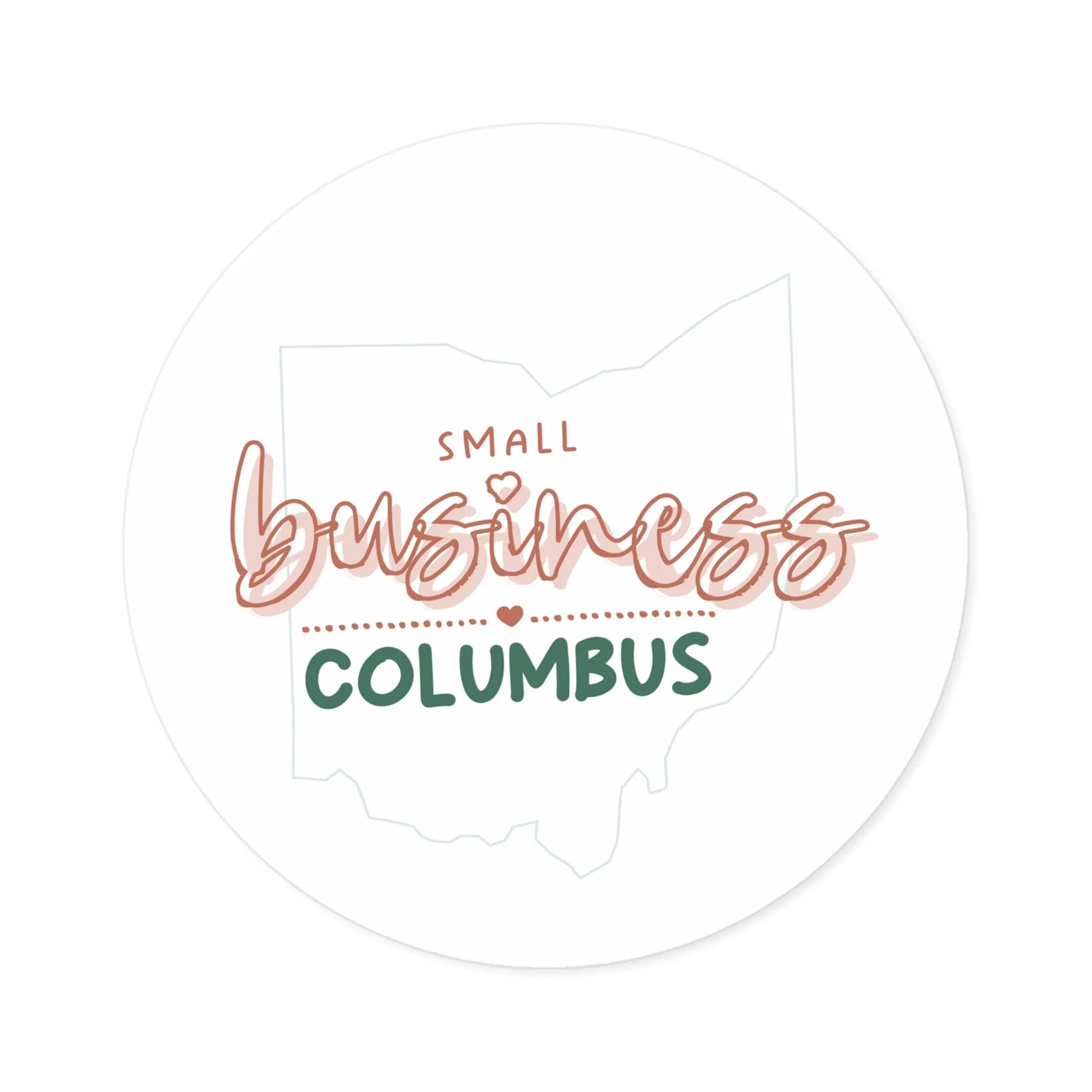 Columbus Small Business | Round Sticker
