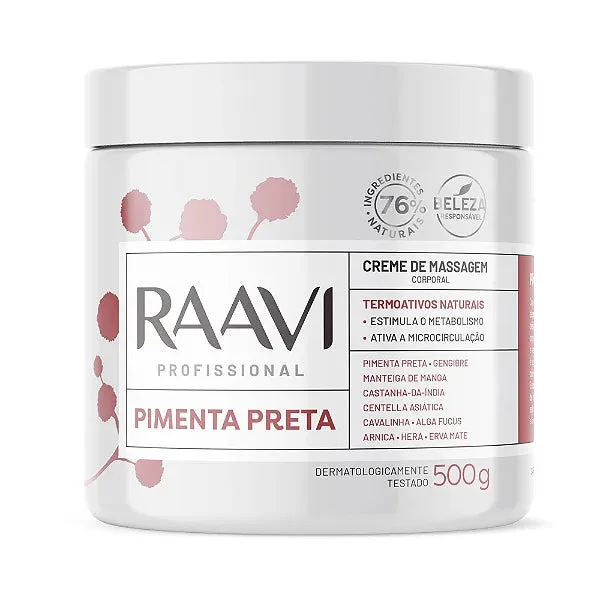 CREME PIMENTA PRETA RAAVI 500G
