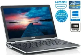 Dell Latitude E6230 Notebook 12.5” HD (720p) Laptop  | Intel Core i5 3320M @ 2.6GHz (3rd Gen) | 16GB RAM, 256GB SSD | HDMI, 12.5" LED Screen (HD), Webcam, DVDRW  | Windows 10 Pro x64 | Grade A (Dell Certified) - 1 Year Warranty