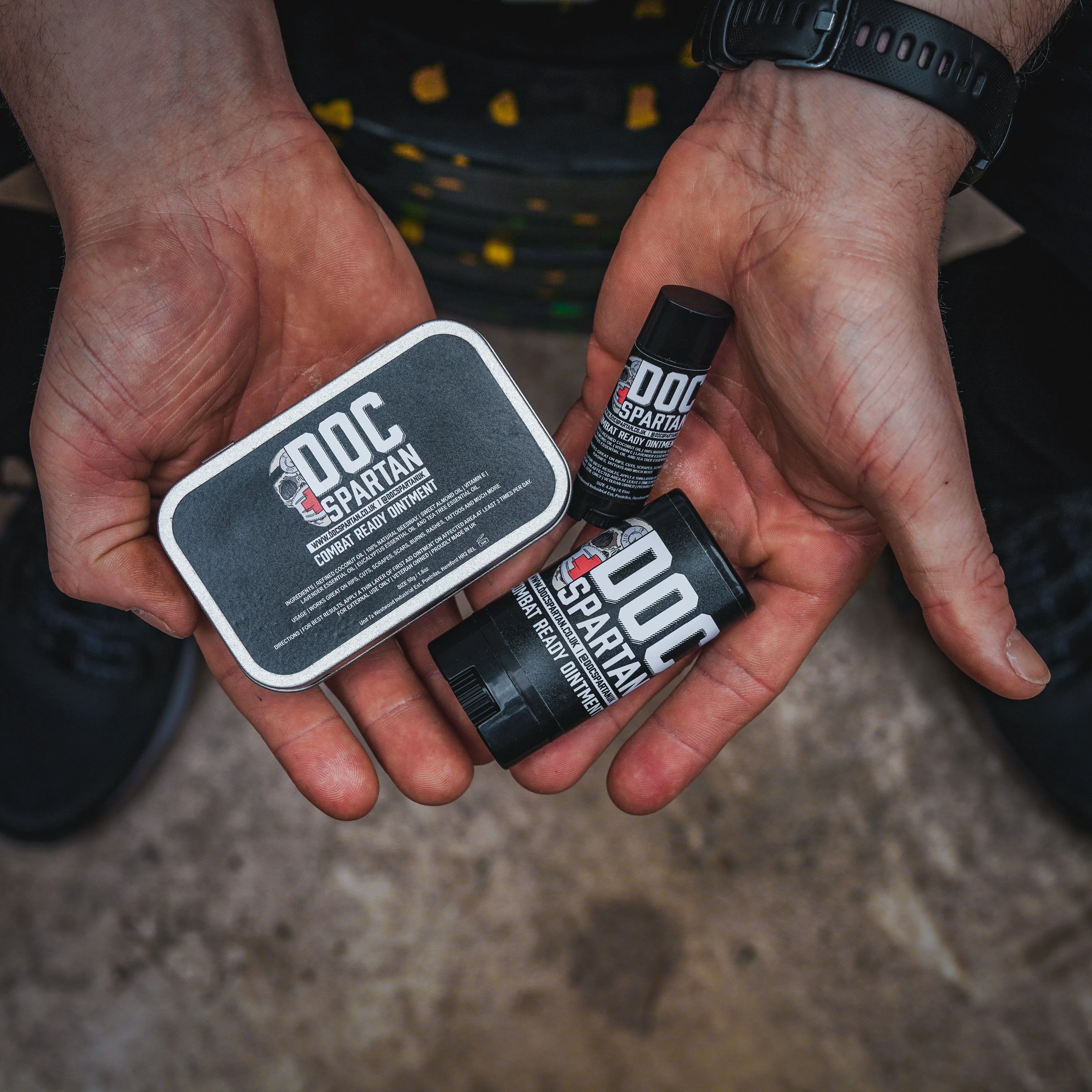 Doc Spartan Combat Ready Ointment Hand Care - Handheld Wound Device