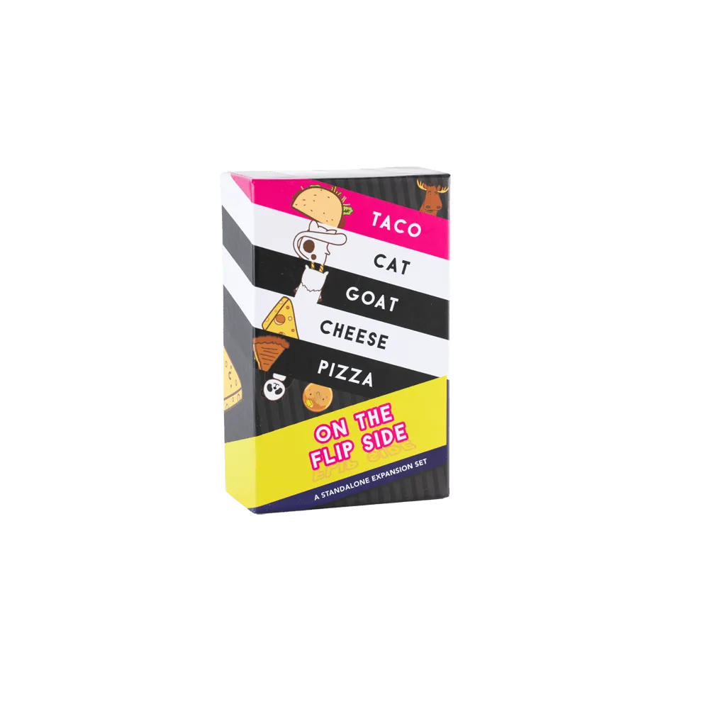 Dolphin Hat Games On the Flip Side: Taco Cat Goat Cheese Pizza Expansion Card Game
