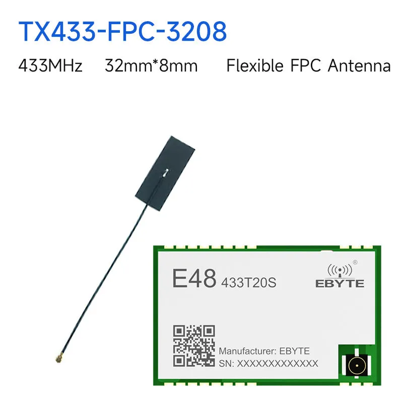 Ebyte E48-433T20S 3.5km 20dBm Automatic frequency hopping TTL Level output 433MHz wireless data transmission module