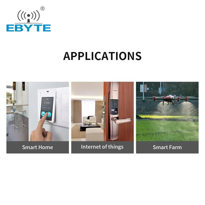 EBYTE E70-433T30S TI CC1310 chip 433MHz Module Wireless Transceiver 30dBm UART Interface Long Distance 6km IPEX Antenna Receiver