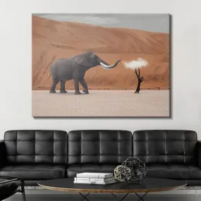 Elephant And Cloud