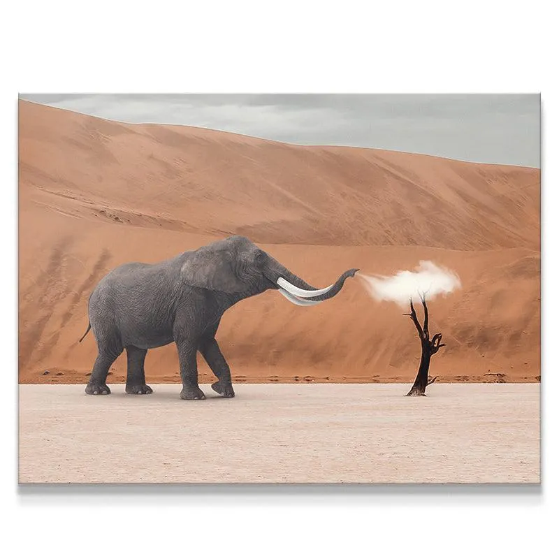 Elephant And Cloud