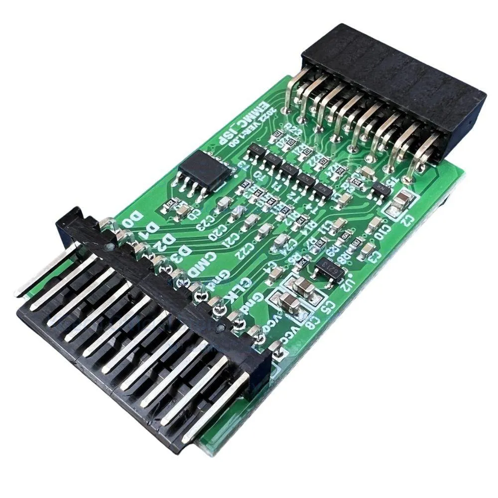 EMMC ISP Module for XGecu T48: Perform In Circuit Serial Programming, Reading and Testing