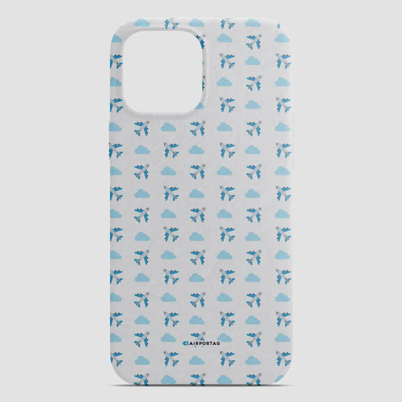Emoji Cloud Plane - Phone Case