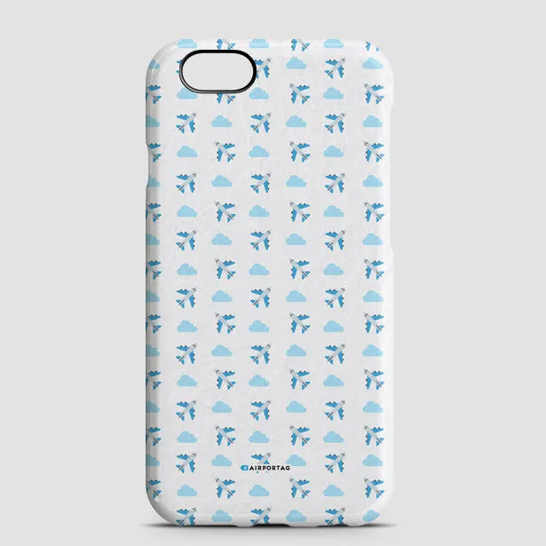 Emoji Cloud Plane - Phone Case