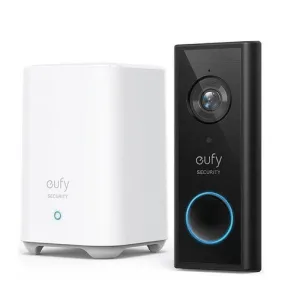 EUFY VIDEO DOORBELL 2K (BATTERY-POWERED) WITH HOMEBASE 2 E82101W4