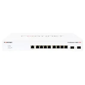 Fortinet FortiSwitch FS-108E-FPOE Ethernet Switch - 8 Ports