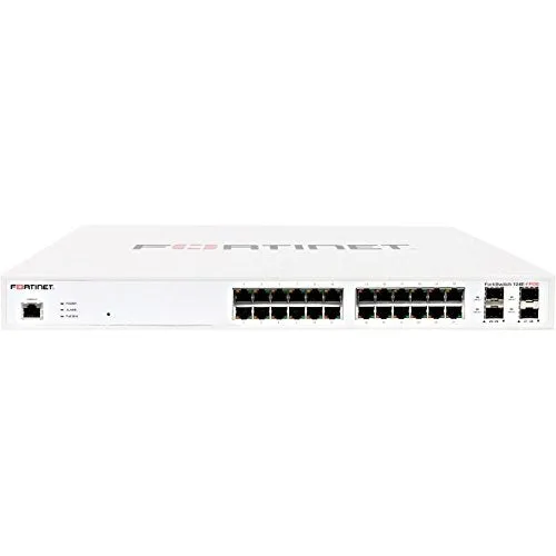 Fortinet FortiSwitch FS-124E-POE Ethernet Switch - 24 Ports