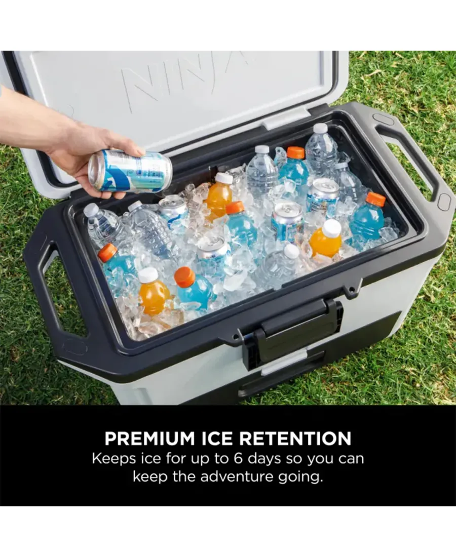 FrostVault 47L Hard Cooler with Dry Zone | Cloud White