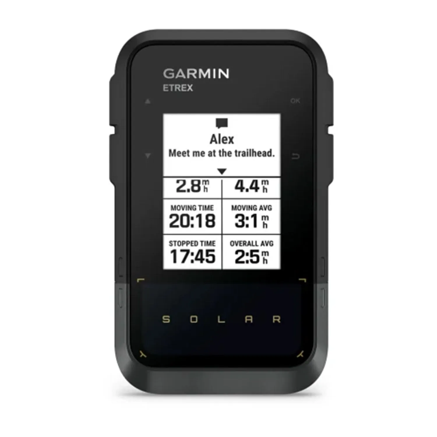 Garmin eTrex® Solar Powered GPS Handheld Navigator