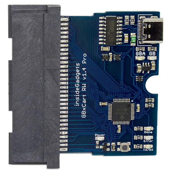 GBxCart RW v1.4 Pro (Gameboy/GBC/GBA Cart Reader, Writer & Flasher)