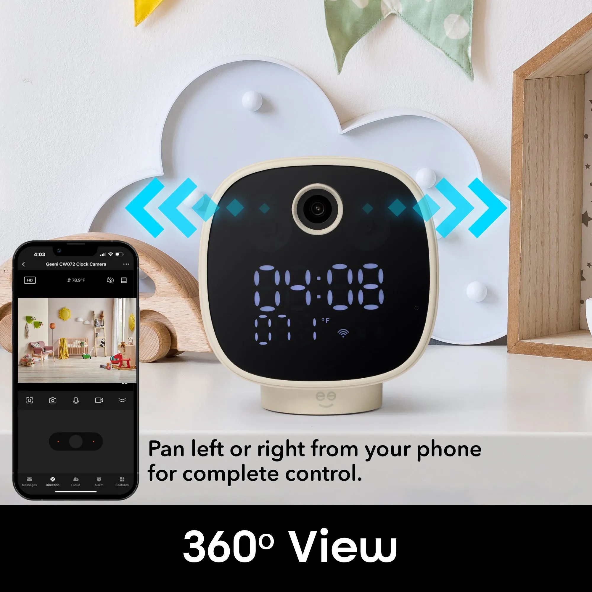 Geeni Serenity Smart Clock Camera