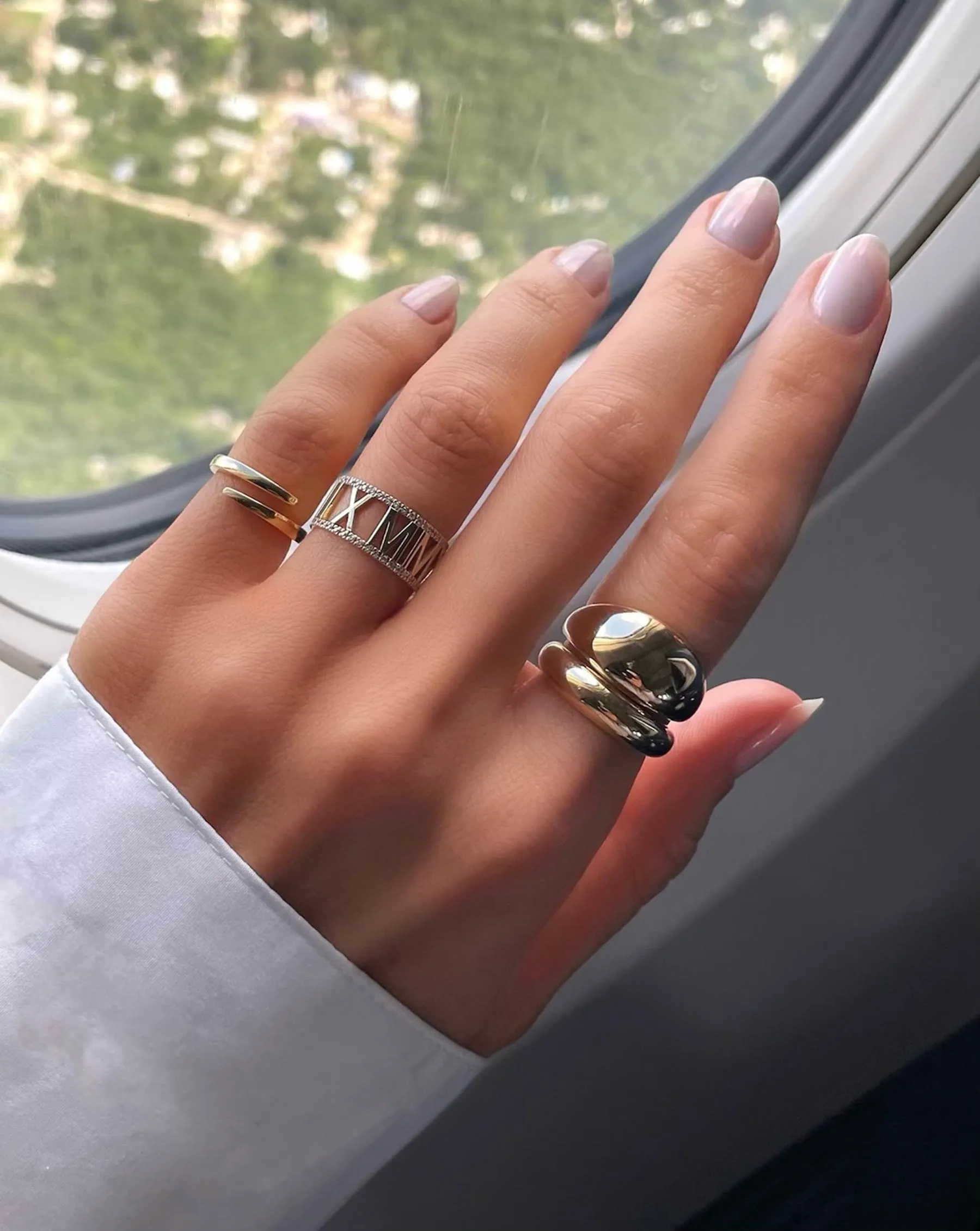 Gold Cloud Ring
