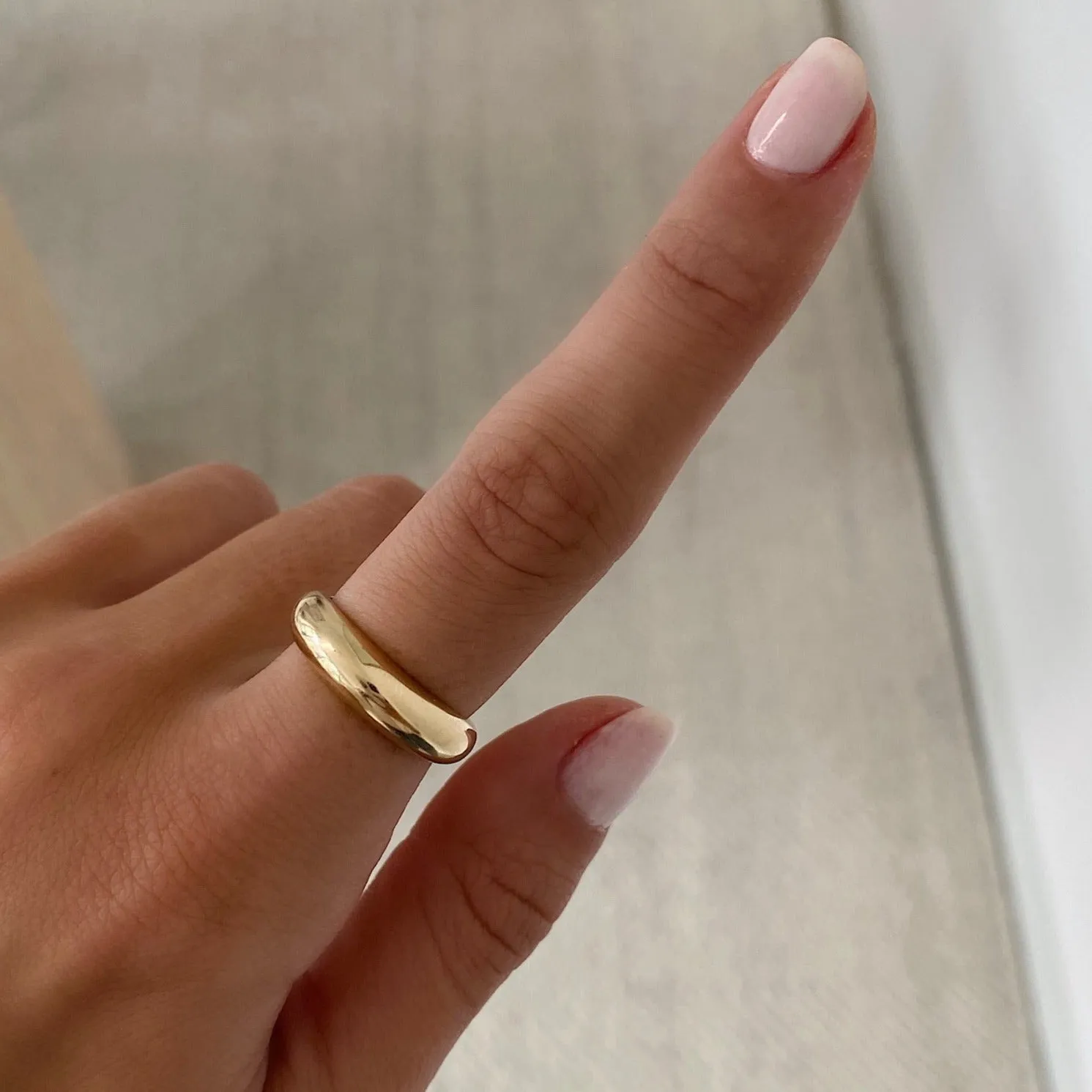 Gold Cloud Ring