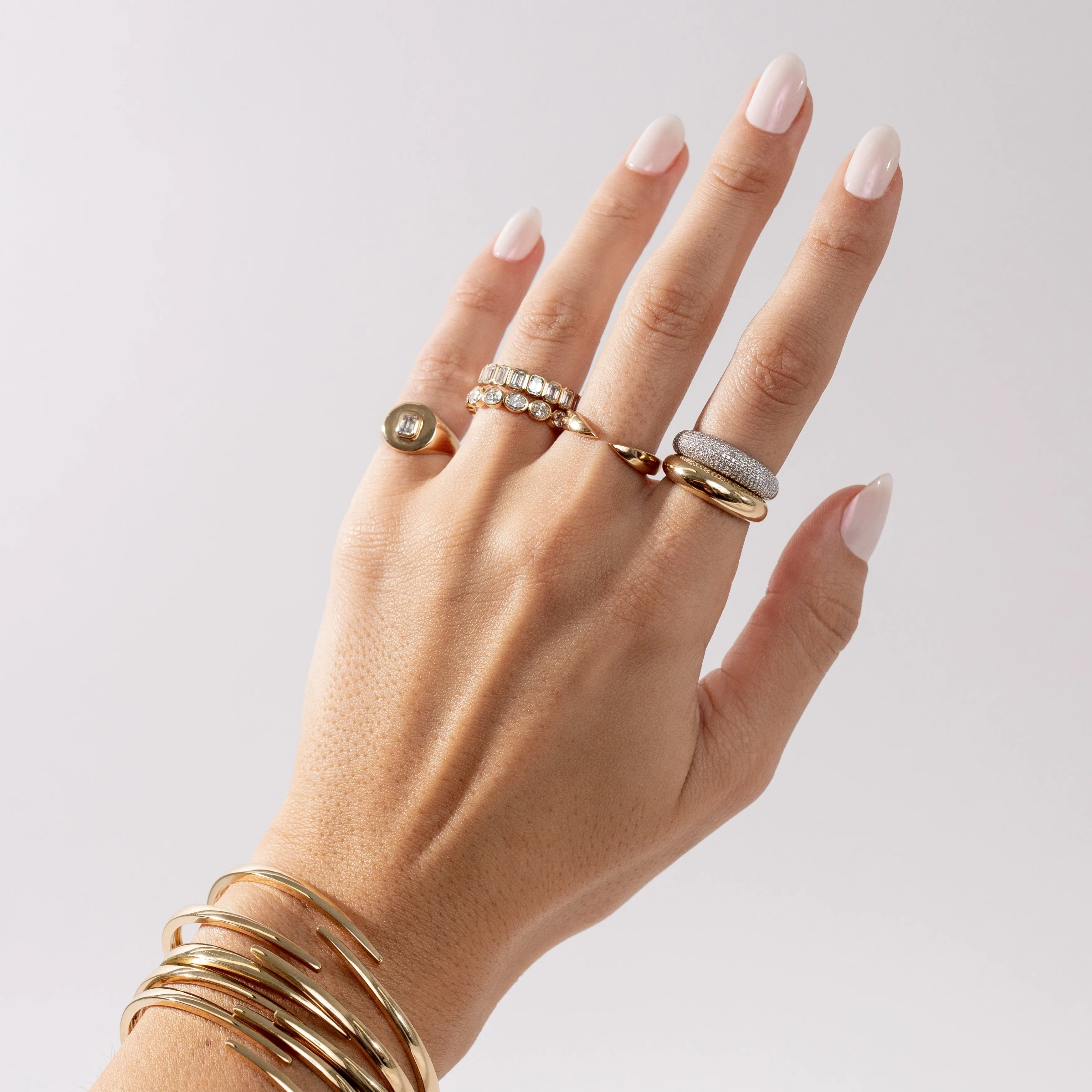 Gold Cloud Ring