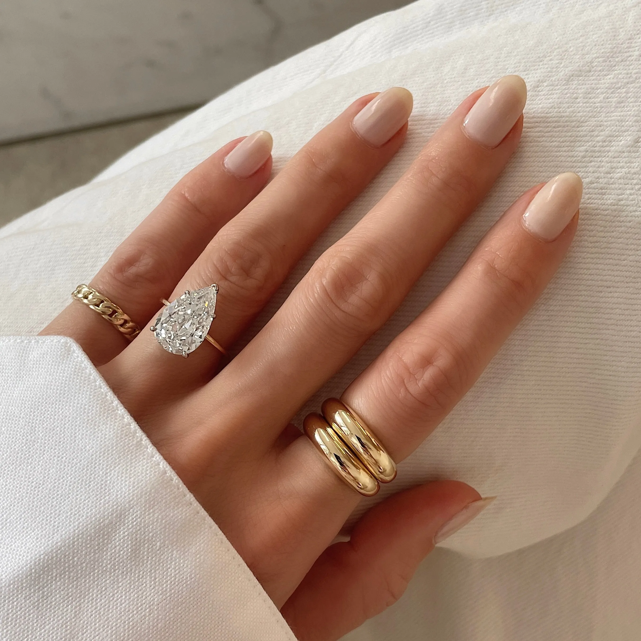 Gold Cloud Ring