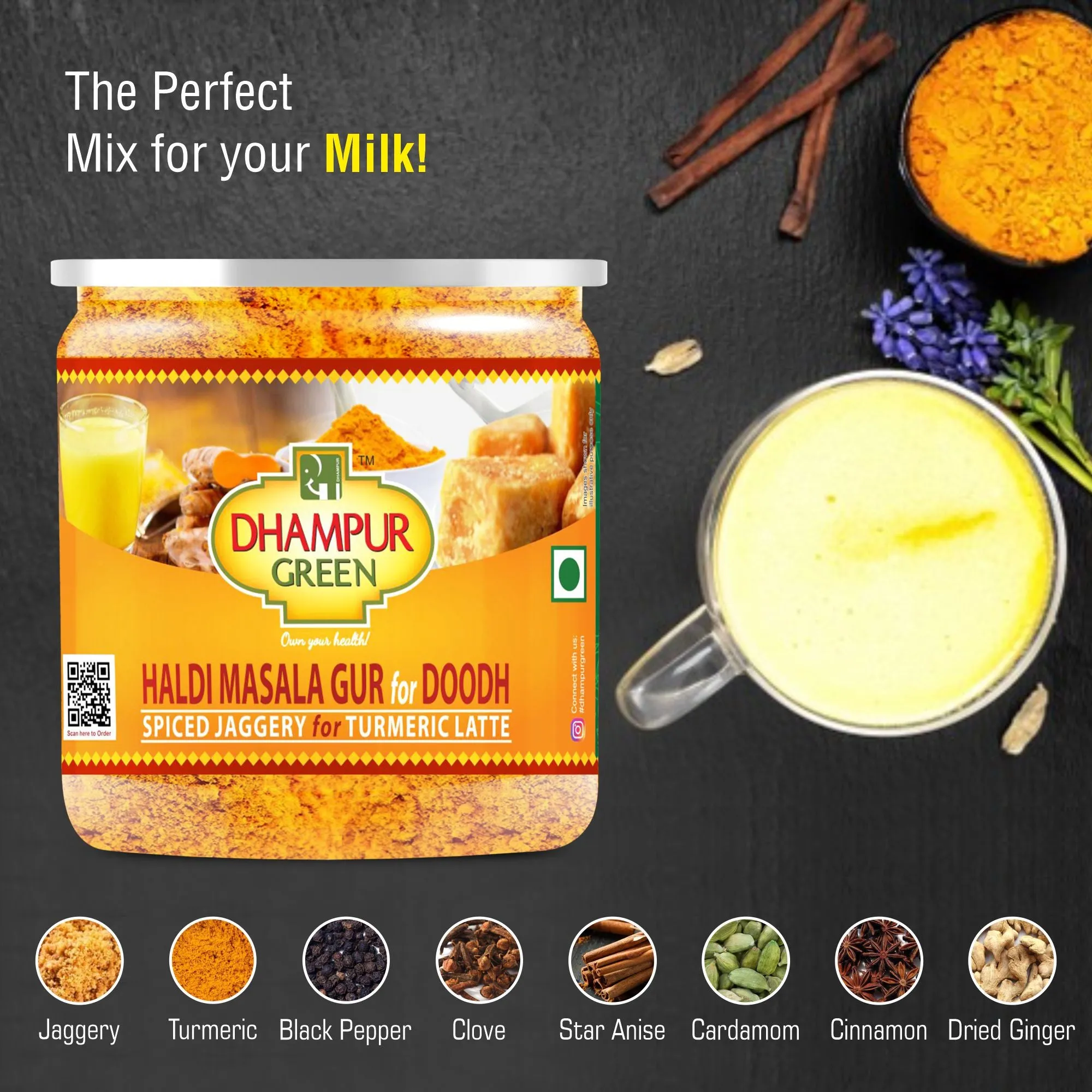 Haldi Masala Gur for Doodh 250gm