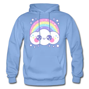 Happy Rainbow Cloud Gildan Heavy Blend Adult Hoodie